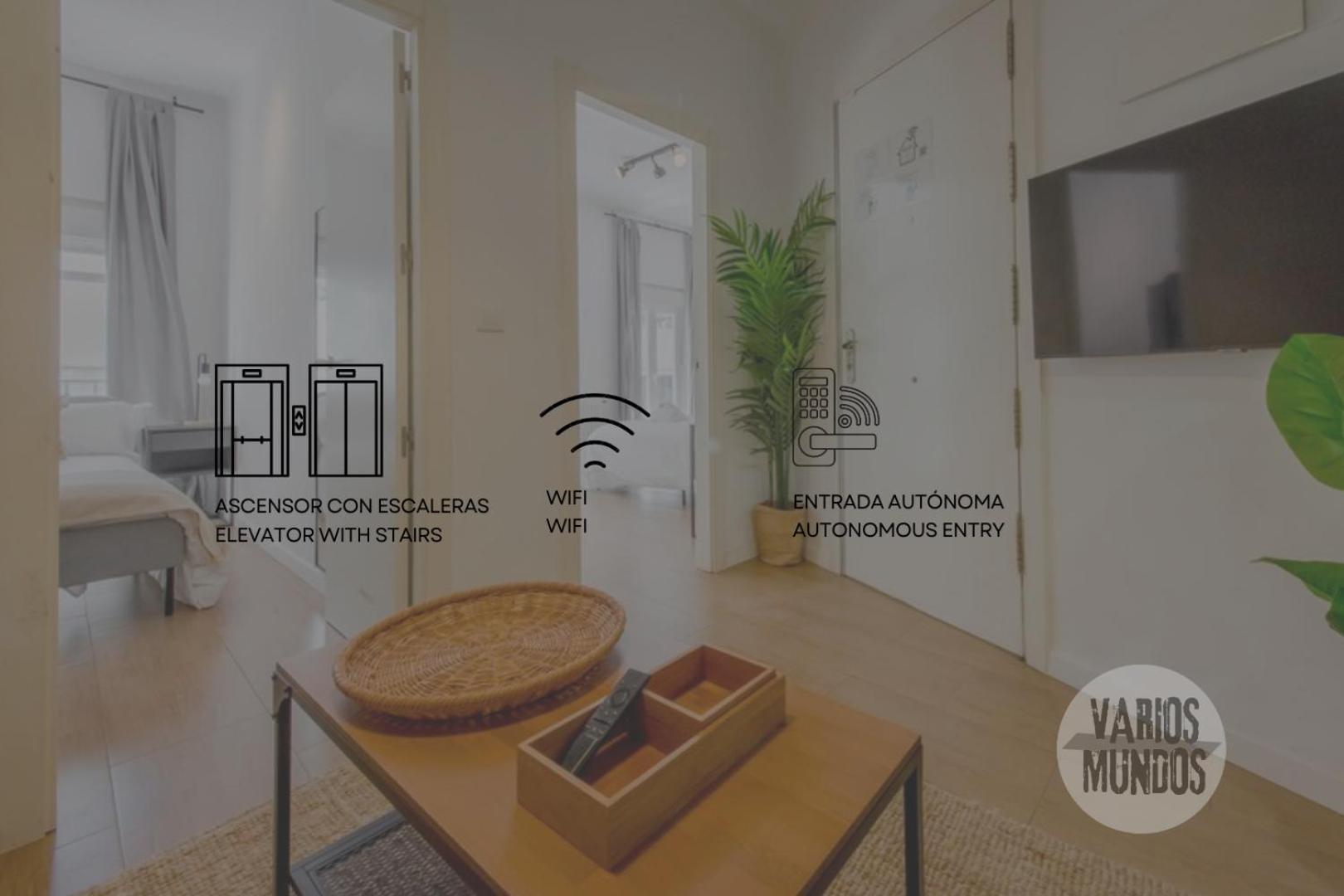 Stunning Apt En La Gran Via-Centro De Madrid E2 Luaran gambar